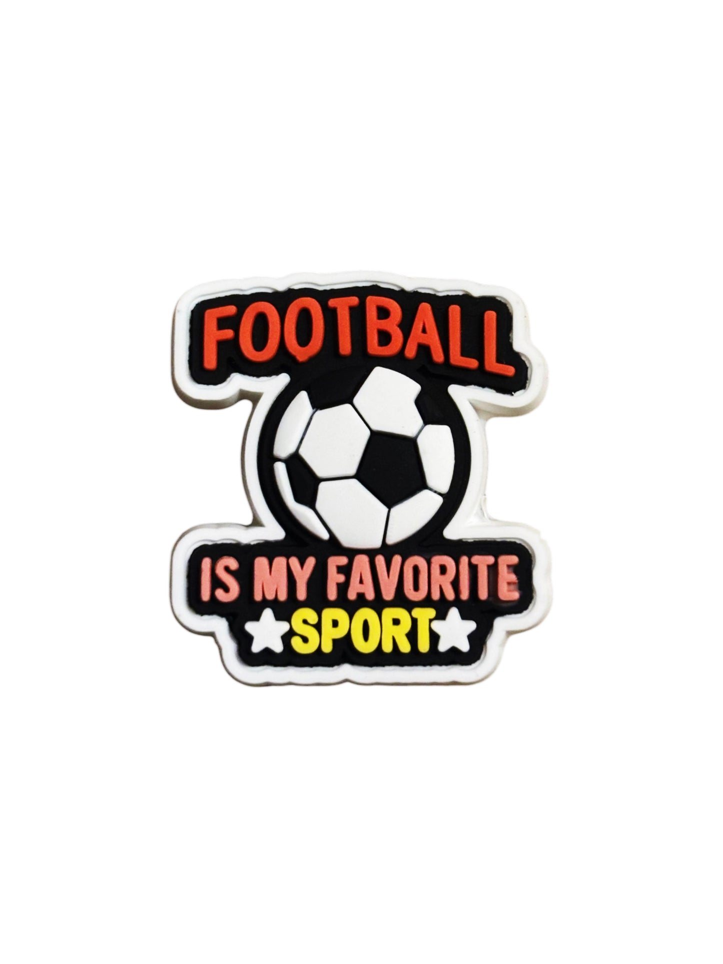 FTBL Is My Favourite Sport Croc Charm