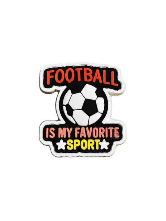 FTBL Is My Favourite Sport Croc Charm